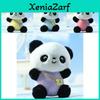 Cute Cartoon Plush Panda Keychain Fluffy Stuffed Animal Bag Decor For All Ages