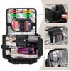 BAFASO Barber Tool Bag Black, Hairdressing & Grooming Supplies Organizer with Dividers, 2 Storage Pouches & Insulated Lining, Bag Only