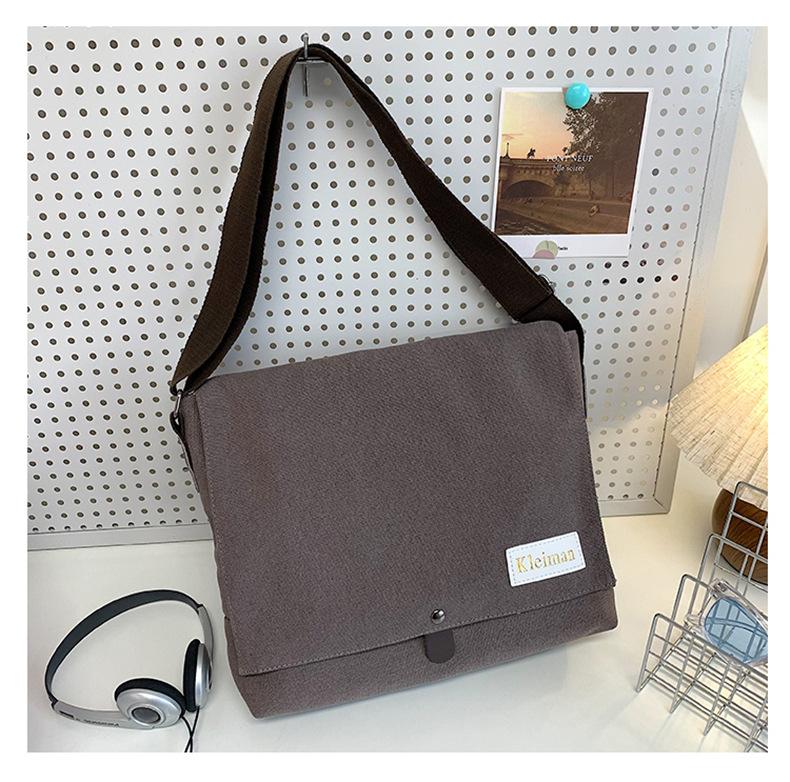 

Школьная сумка японская повседневная универсальная студенческая на плечо в ленивом стиле ins литературная сумка-мессенджер холщовая сумка для инструментов сумка-мессенджер