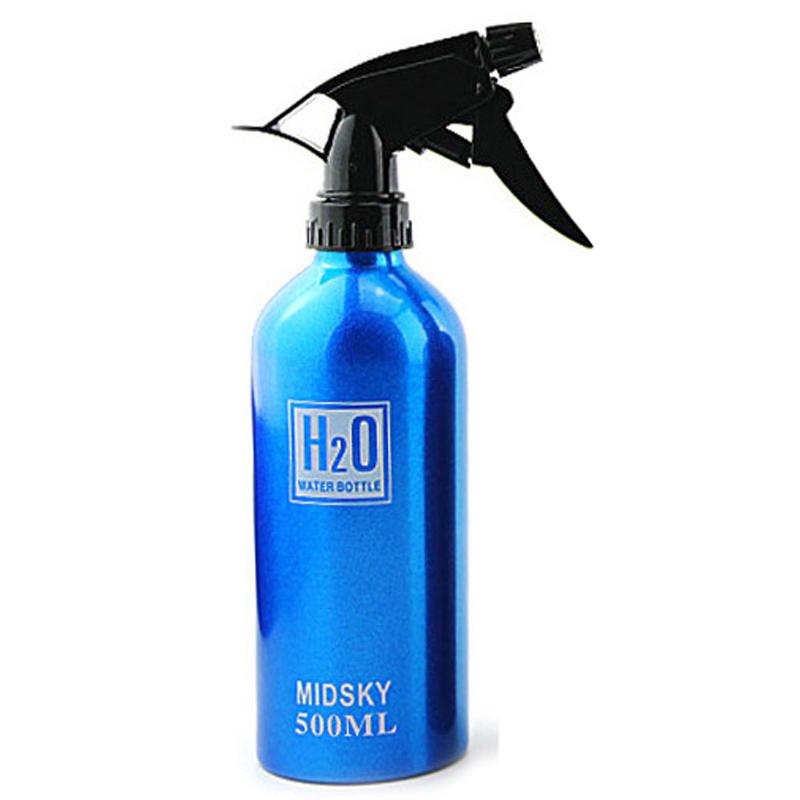 300ml500ml Spray Bottle Refillable Mist Bottle Dispenser Hairdressing Empty Bottle Aluminum Salon Water Can