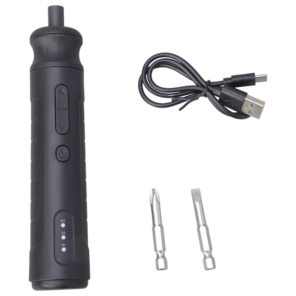 Electric Screwdriver Adjustable Speed Drill 2000mah Rechargeable Removable Replaceable Power Tool with LED Light