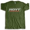 Tshirt Men Summer Top Tees HOYT Archery Huntinger Bows LOGO Black T-shirt New Fashion Tee-shirt Man Tee