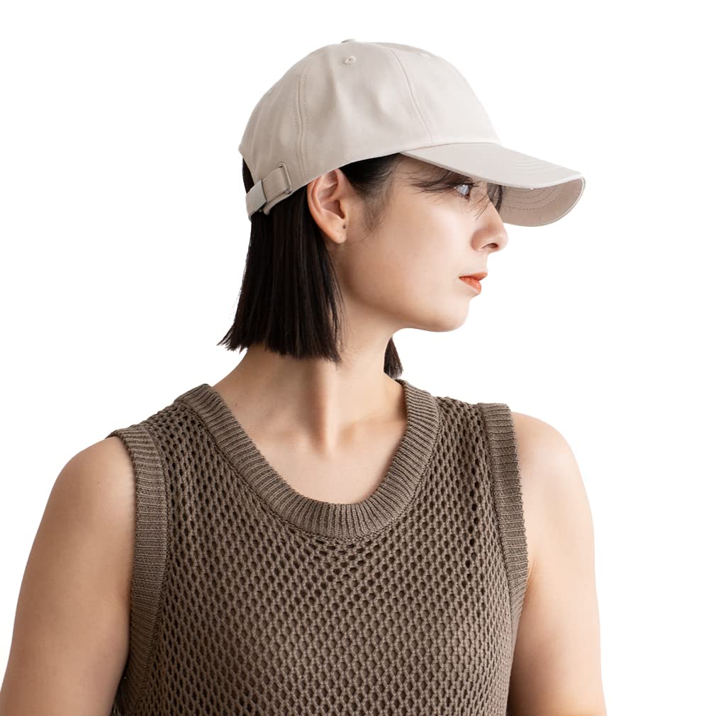 

VITAFELICE Cotton Simple Cap for Women 100% (tgh-30067z) (M, Ivory) слоновая кость