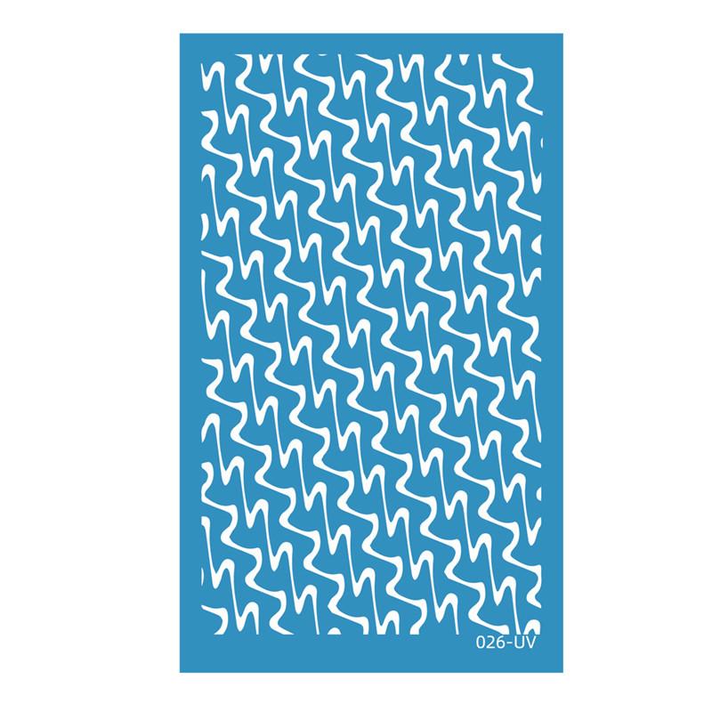 Silk Screen Stencils for Polymer Clay Reusable Line Flower Leaves Silk Screens Printing Pottery Tools for Earring Jewelry Making