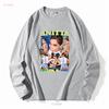 Anitta Funk Rave Collage T-Shirt Rundhals Lässig Lange Oder Kurze Ärmel Vintage Gewaschen Unisex Bequem Herren Mode Weich