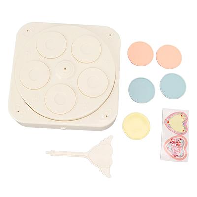 Mesa Rotativa para Exibição de Sobremesas 8 Polegadas Máquina Automática Rotativa para Cupcakes para Casamento Aniversário com Música e 5
