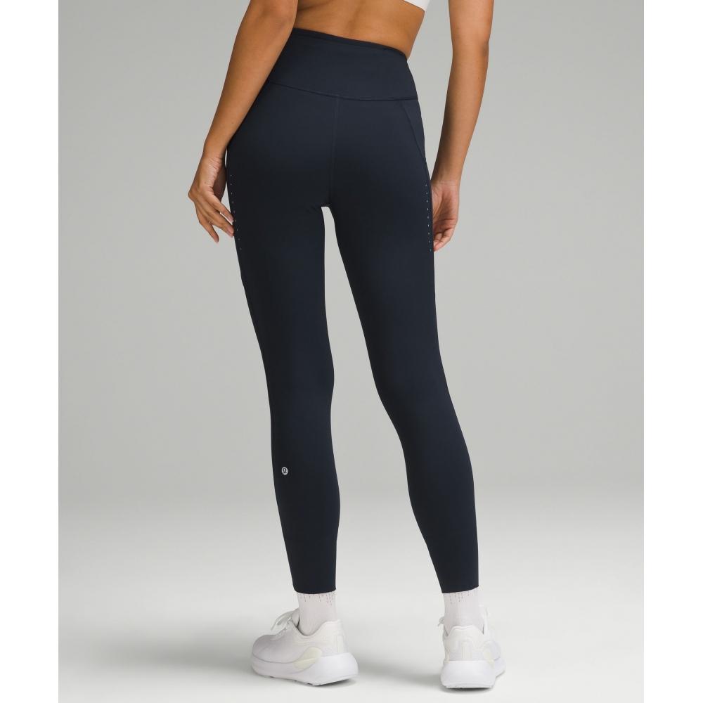 Lululemon Fast And Free High Rise Tight 25  Pockets  Updated True Navy