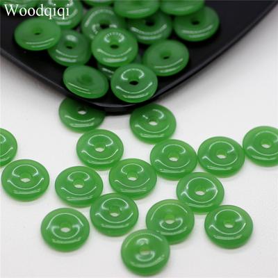 Popular Loose Spacer Beads 10/12/15/18mm Abacus Shape Glass Beads Big Hole Necklace High Quality For Jewelry Making 20pcs/Lot  Accessories