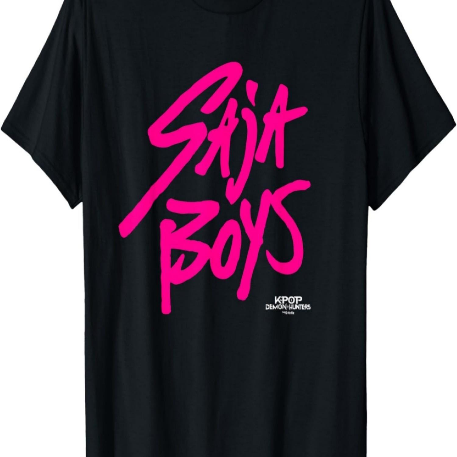 Официальная лицензионная футболка Saja Boys S чёрный