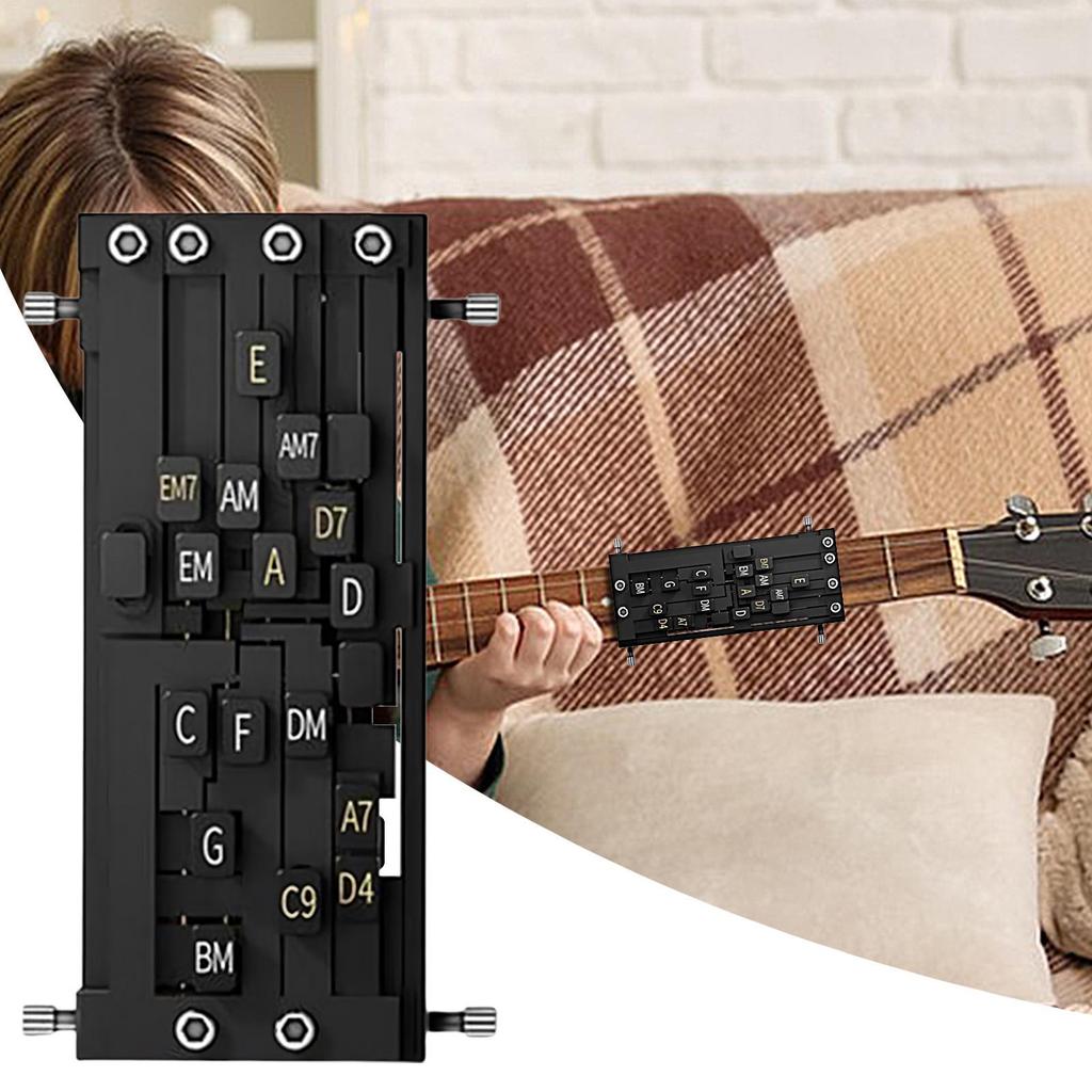 Cord Presser For Acoustic Guitar Guitar Chord Assistant Tool Portable Tool Aid Trainer Learning System For Band Lessons Studio