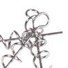 50Pcs Spring Lock Pins Stable Connector Metal Swivels Snap Crank Hook Soft Bait for Fishing Hook
