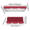 2x Swing Cover Set Bench Canopy Top for Outdoor Patio Courtyard