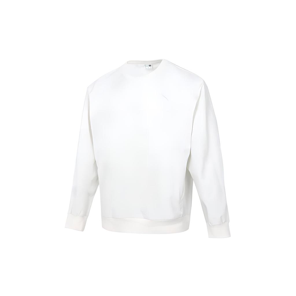 PUMA Sweatshirts Men's White Crew Neck Moderate Regular 530004-05