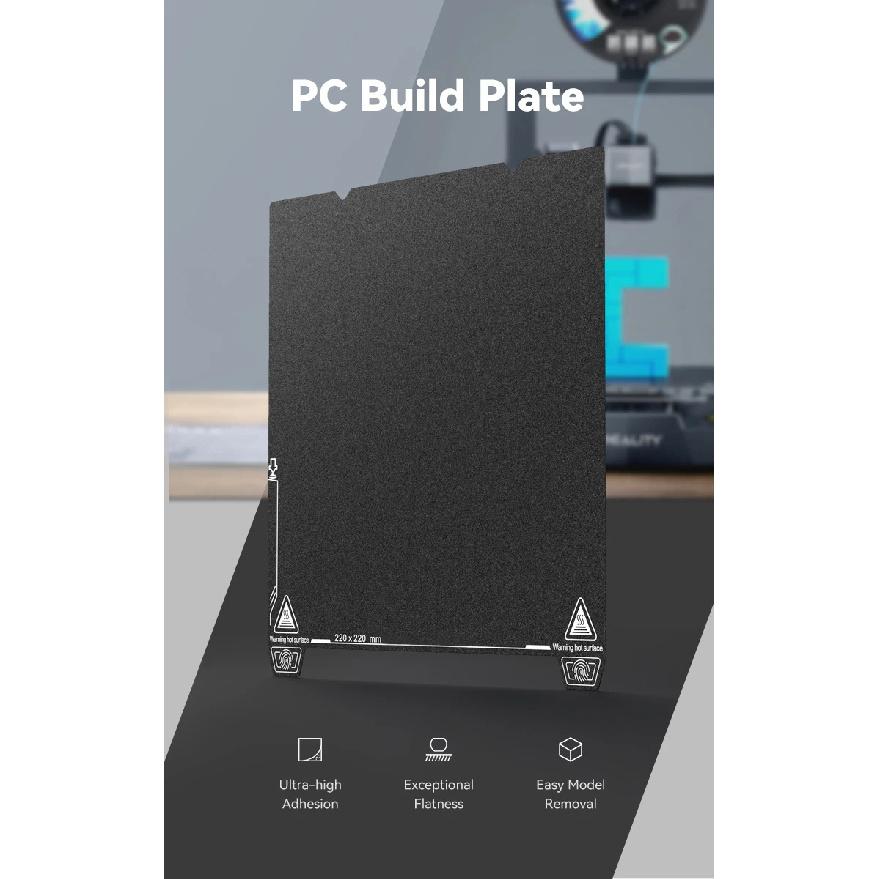Update Creality Single-Sided PC Platform Board for Ender-3 V3 SE/KE 235x235mm Frosting Build Plate 3D Printer Accessories