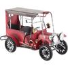 Srliya Classic Car Model, Vintage Red Miniature Vehicle, 1 Piece, Tinplate, 6-12 Years, Unisex