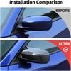 JWWY Side Mirror Cover Rearview Mirror Cover Replacement Decorative Mirror Cover Trim Fit for 2010-2025 Dodge Charger Exterior Accessories Carbon