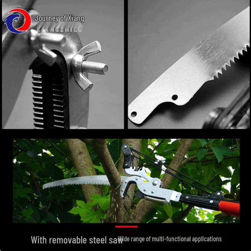 Telescopic High-Reach Pruning Saw and Shears