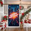Festive Wall Poster Event Setting Birthday Backdrop For Gathering Festivity Indoor