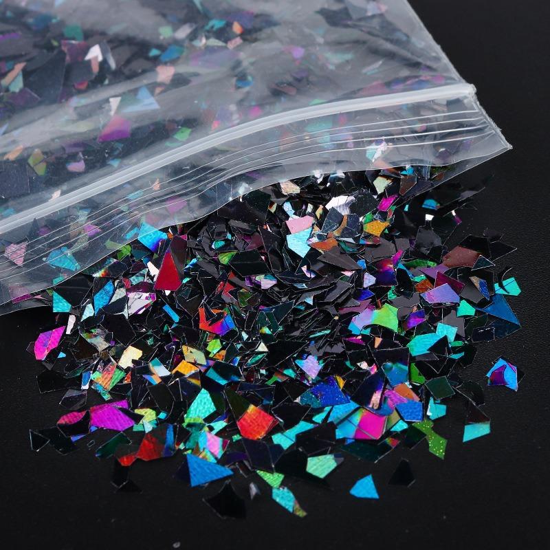 10G/sacchetto laser frammenti irregolari unghie glitter 10 tipi di decorazione unghie illusoria PET fai da te toppa per unghie decorazione design