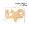Exaggerated Boho Open Cuff Bracelet 2025 New Trend Geometric Metal Opening Adjustable Starfish Wide Bangles for Women Arm Bracelets Jewelry