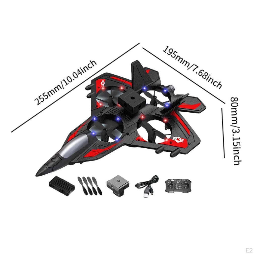 Foam Remote Control Airplane Aircraft Beginners,Easy to Fly,Boys Gifts 360° Flip Portable Fighter