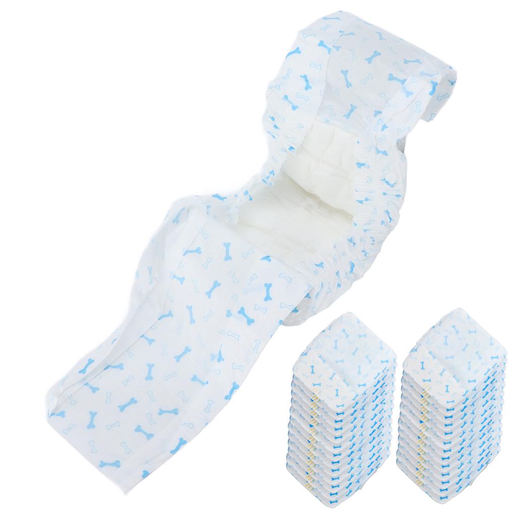 Male Dog Diapers Bamboo Charcoal Deodorization Pet Disposable Belly Wrap Bands with Leaking ProtectionXS. 26pcs