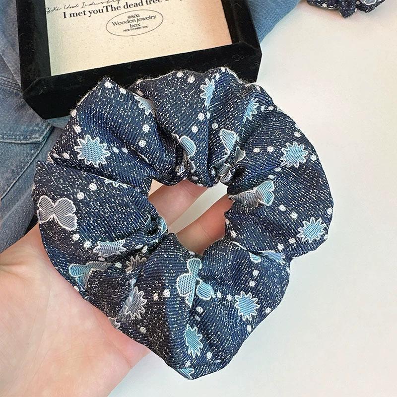 Ballet Style Lace Scrunchie Mesh Hair Tie for Women