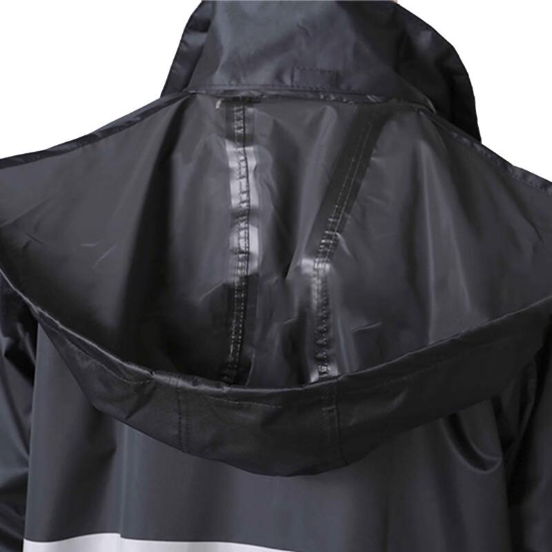 Tri-polar Men's One-Piece Extended Rain Trench Coat