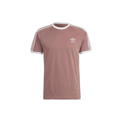 Originals Trefoil Logo Striped Short Sleeve T-Shirt Men Tops Dirty-Pink HM9326