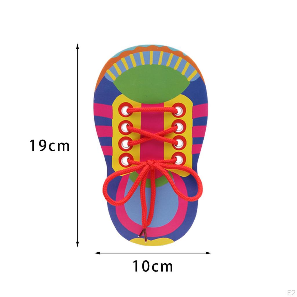 10 Pieces Baby Busy Board Montessori Toy Tie Shoelaces Toddlers Learning Cognitive