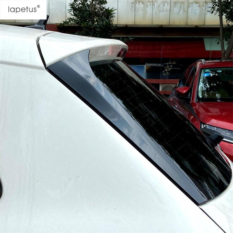 Black Rear Window Deflector Spoiler Side Splitter Wing Trim Cover Sticker Body Kit Car Accessories For Skoda Kodiaq 2017 -