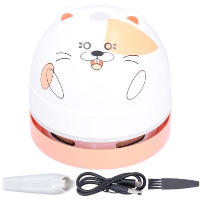 Uroczy Design Zwierzątka Odkurzacz Biurkowy Ładowanie USB Mini Pojemnik na Kurz dla DzieciChomik