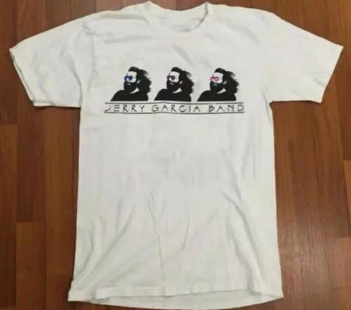 NEW 1991 Jerry Garcia Band White T Shirt S-5XL S