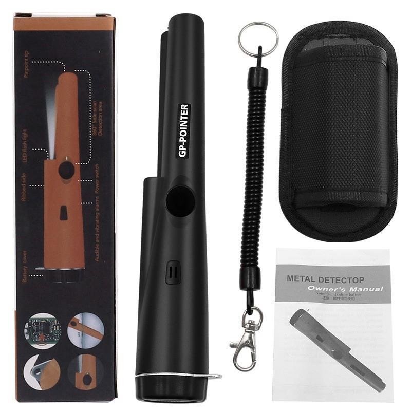 

Metal Detector Pinpointer 360 Degree Scan Search Golden Treasure Finder with LED Indicator Buzzer Vibration