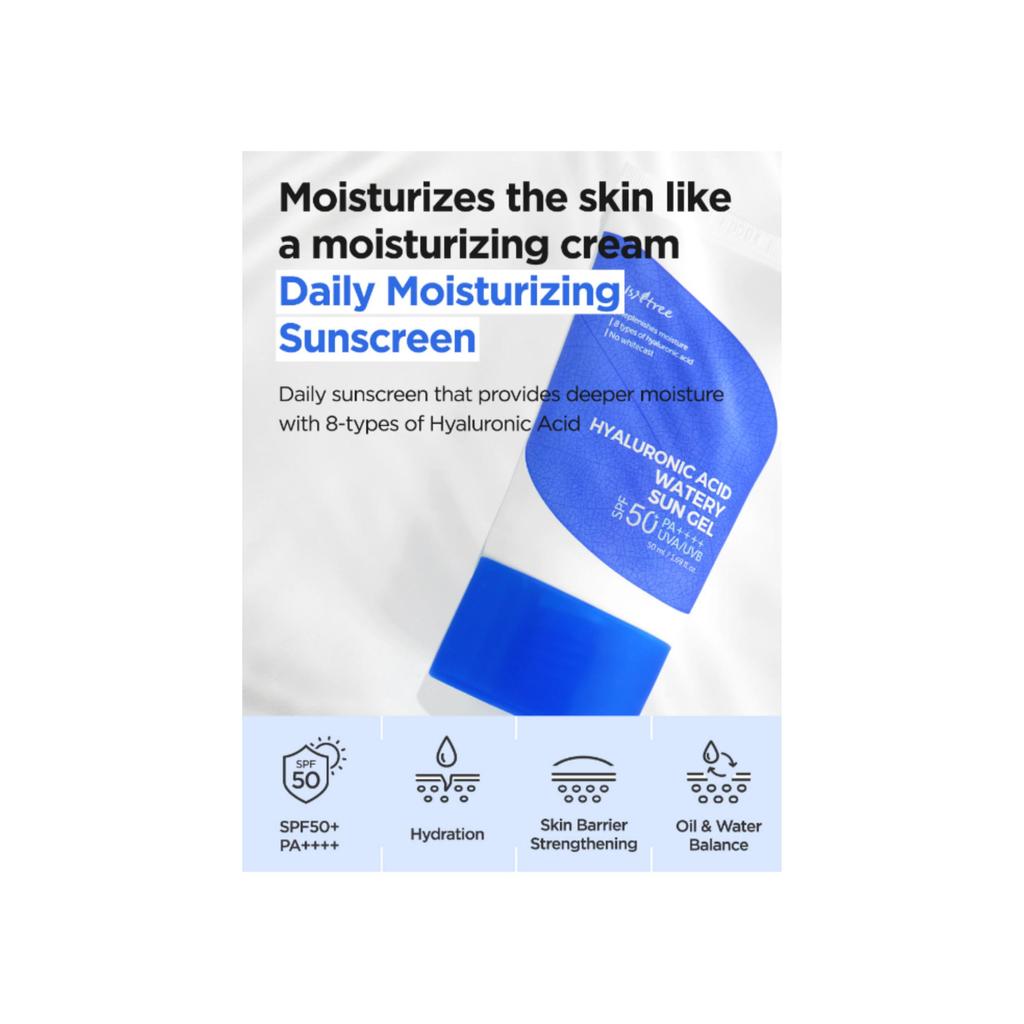 Isntree Hyaluronsäure wässriges Sonnengel Doppelset (50ml+50ml)