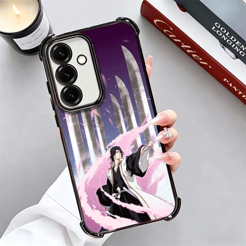 Bleach Kuchiki Byakuya Plating Phone Case For Samsung A17 A07 A37 A57 A16 A56 A15 A55 A14 A54 A13 A53 A26 A36 A25 A35 A24 A34 A2