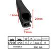 Customizable EPDM U-Shaped Rubber Sealing Strip for Electrical Cabinets and Car Doors