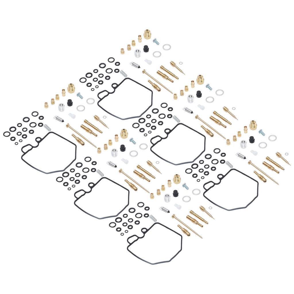 6 Zestawów Motocyklowy Zestaw Naprawczy Gaźnika Profesjonalny Zamiennik dla CBX1000 CBX1050 1978‑1983