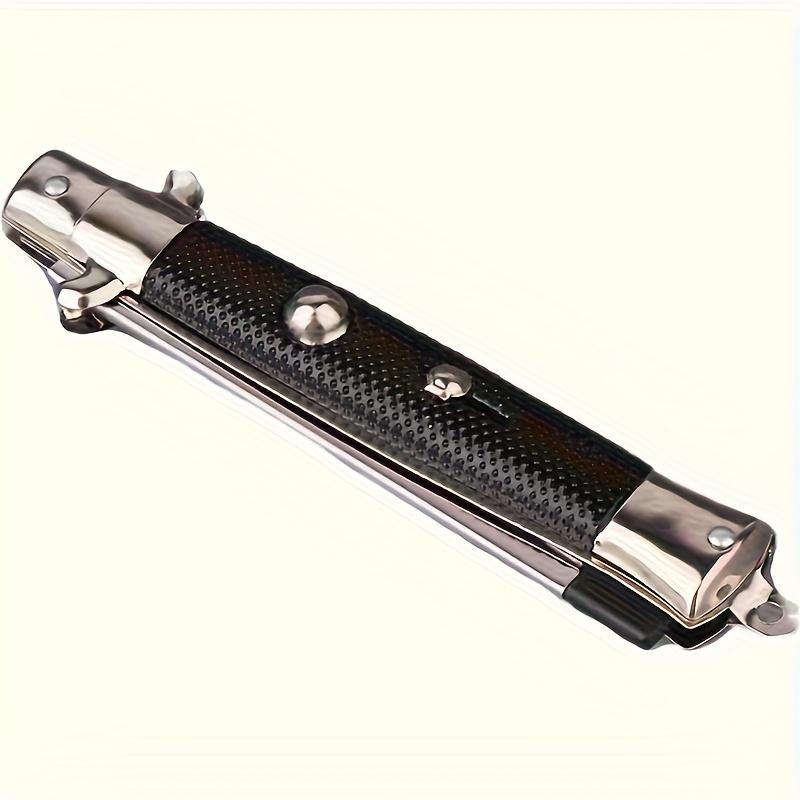 Men's Compact Folding Comb - Stainless Steel Mane, Durable ABS Handle, Easy To Use Suitable for All Hairstyles Travel Combs, Practical Beauty Products