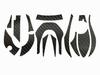 CUSTOM YOROI Custom Decal for 20 Tatula 19 Tatula and 23 Saltist TW100 Baitcasting Reels SEAT.JP SVTW, TW, (Black, Left-Handed)