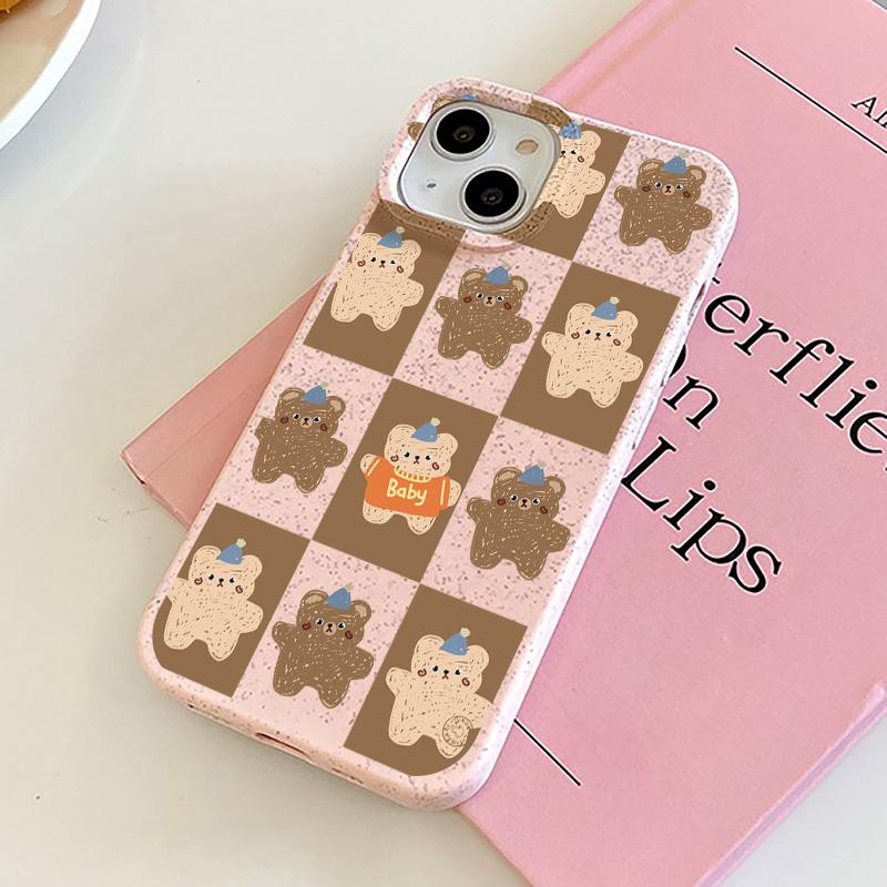 

Чехлы для мобильных телефонов iPhone 11 13 XR 15 Pro Max 12 14 Pro Max Чехол для iPhone 16 7 Plus 8 Plus XS Max Разлагаемые и экологически чистые, устойчивые к падениям iPhone 11 горячий розовый