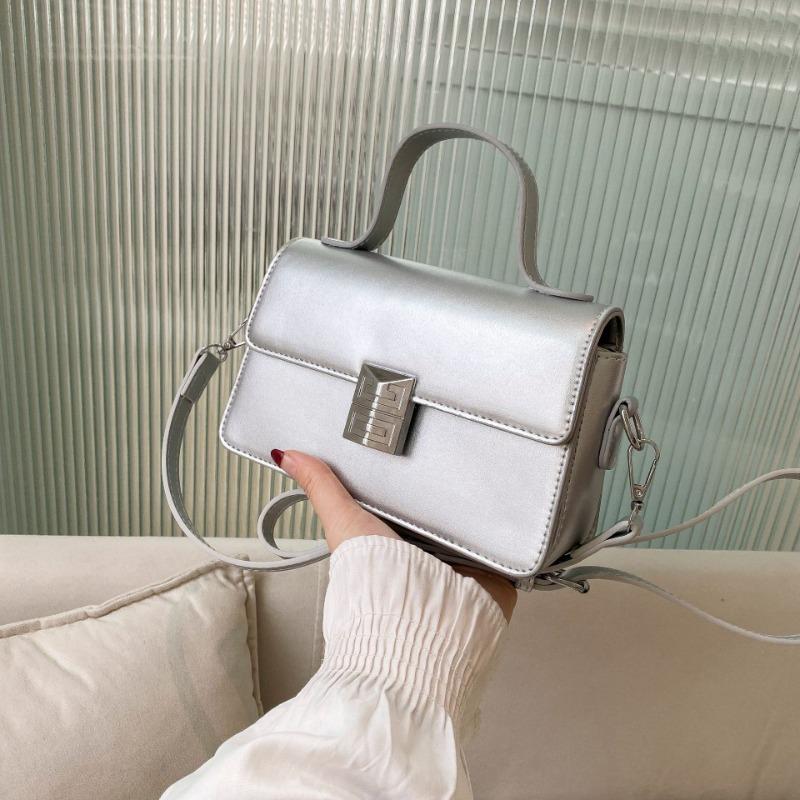 Summer New Texture Trend Small Square Bag Women's Bag Messenger Bag Casual Simple Fashion Handbag