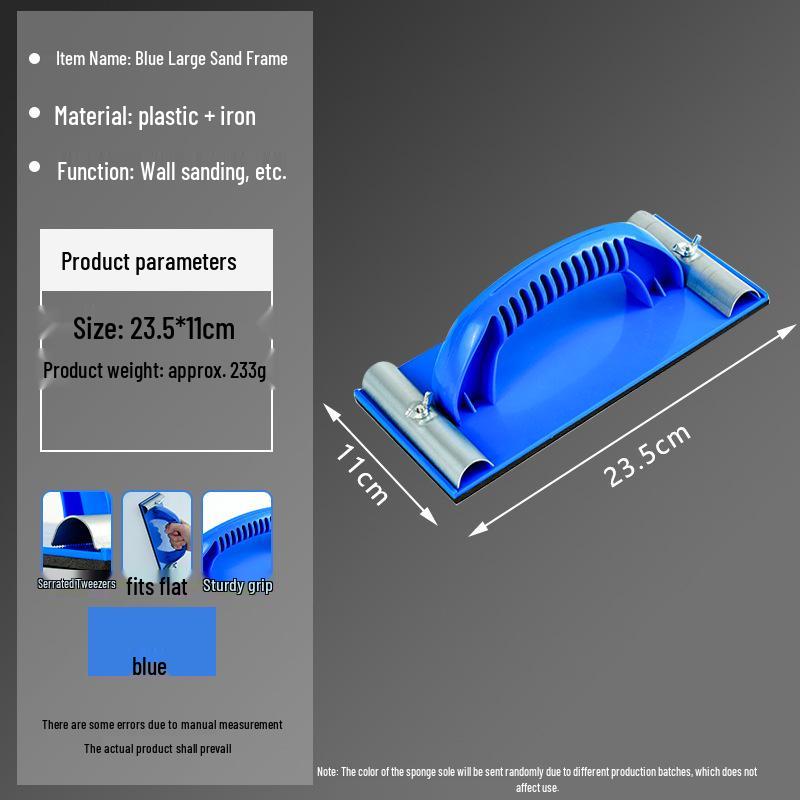 Sponge Handheld Sandpaper Holder for Wall and Corner Sanding
