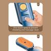 One Button Pet Cleaning Spray Comb Steam Spray Function Cat Massage Comb  Pet Grooming Tool