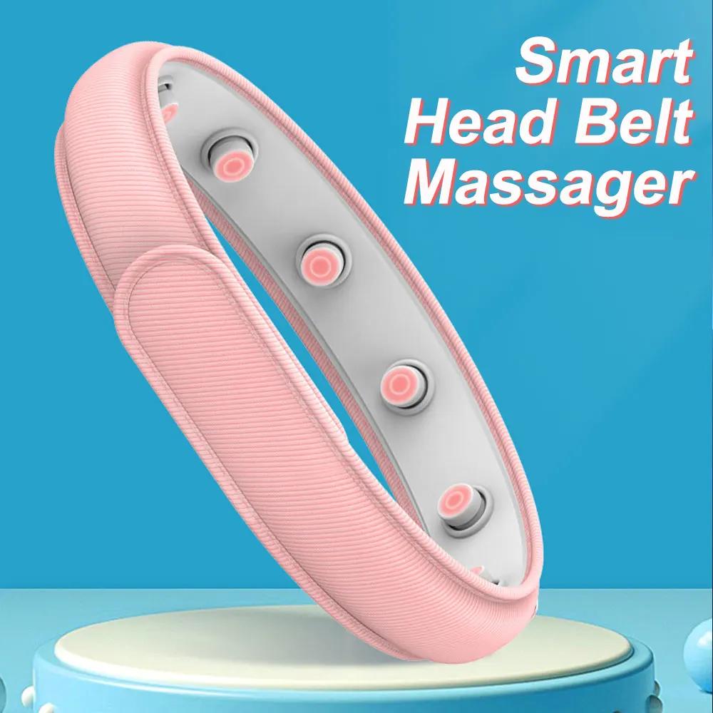 Electric Air Pressure Airbag Head Massager Body for Head Kneading Headband Relief Migraine Relief Stress Headache Improve Sleep