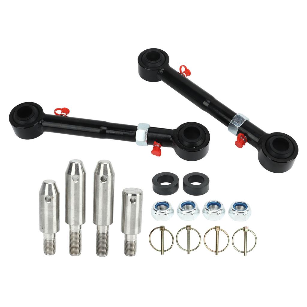 Front Swaybar Quicker Disconnect System Stainless Steel Replacement for Jeep Wrangler JK JKS 2007‑2018