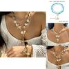 Ocean Star Shell Bead Necklace For Women With Layered Pearl Design Fashion Jewelry