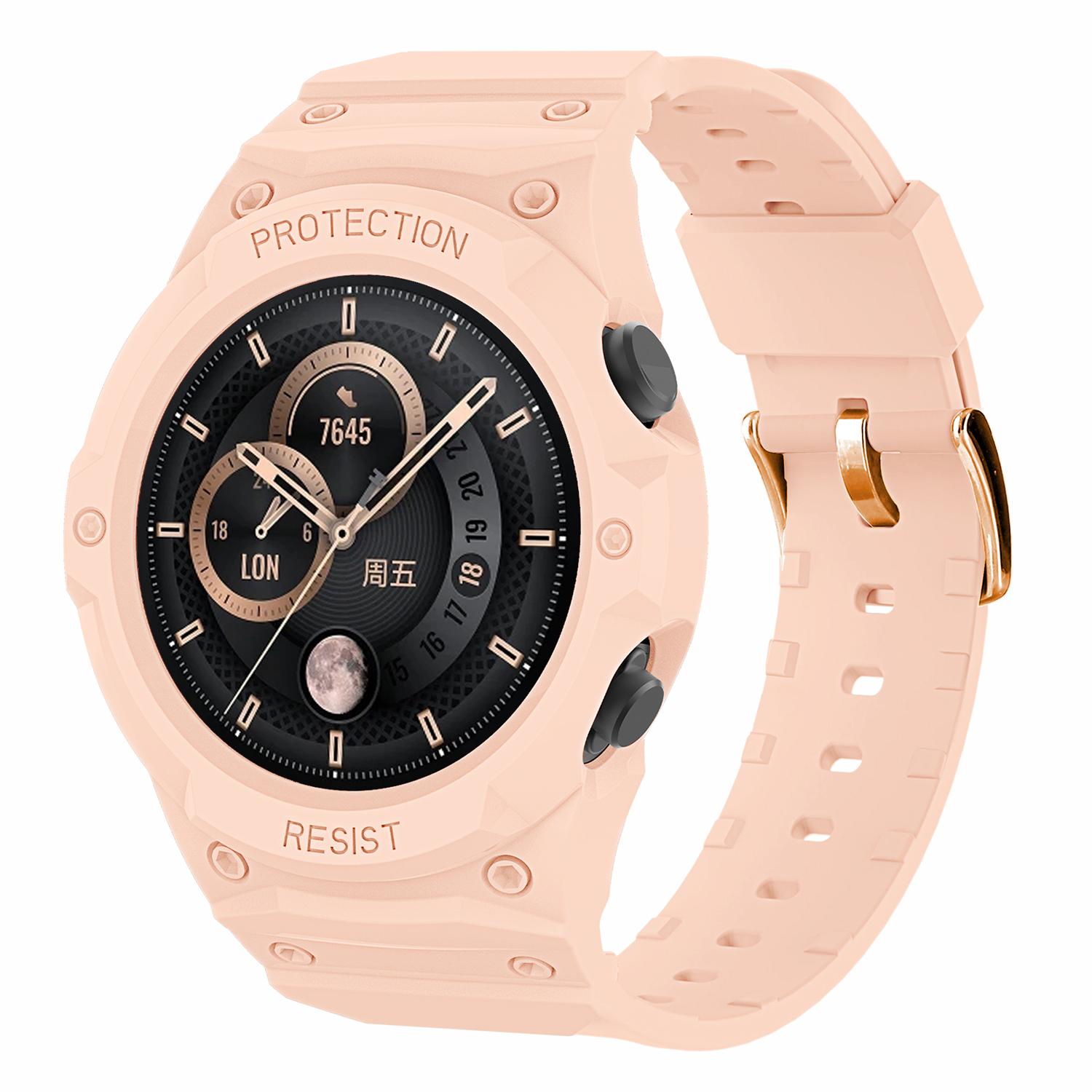 

For Huawei Watch GT 2 46mm/GT 3 46mm TPU Protective Case Replacement Wristbands Band Accessories Straps Light Grey