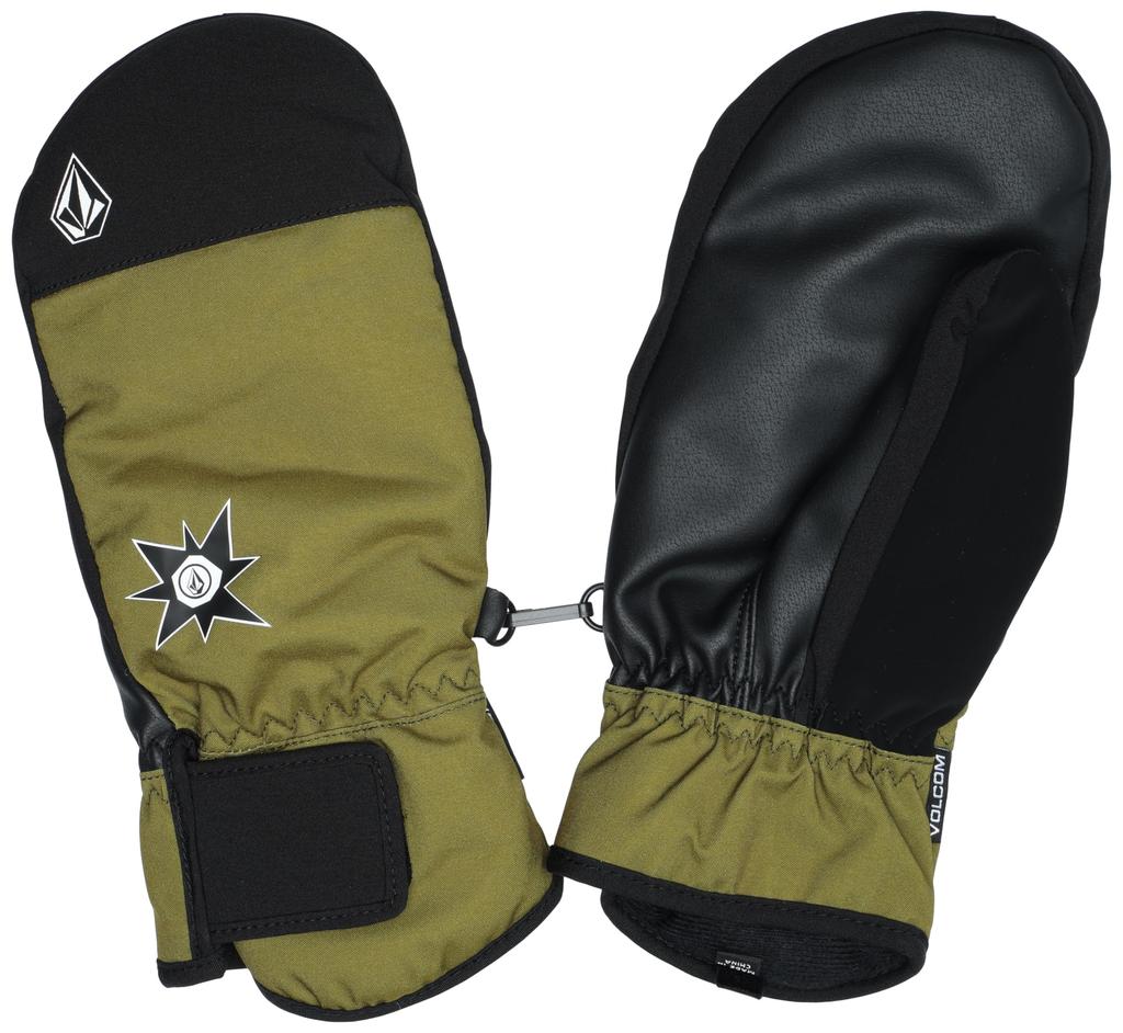 Volcom Unisex Thermal Mittens Resistance Breathability STN MOSSSTONE M Snowboard Gloves (Water 10,000mm, 8,000mm) [J68024JA / MITT]