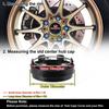4pcs 63mm 66mm Wheel Center Hub Caps Hubcaps Covers Universal for Car Black